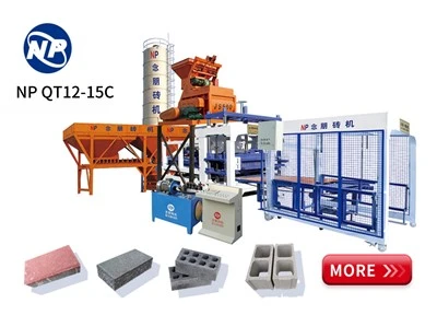 Máquina para fazer tijolos no Japão