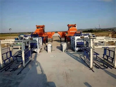 Equipamento para máquina de tijolos ocos de cimento